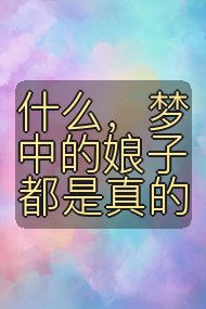 什么，梦中的娘子都是真的封面