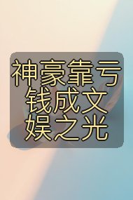 神豪靠亏钱成文娱之光封面
