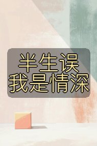 半生误我是情深封面